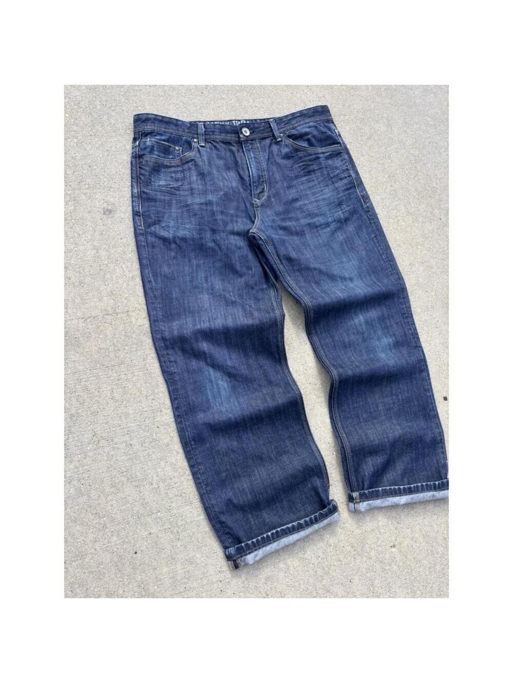 Mexx Raw Selvage denim Blue jeans vintage
